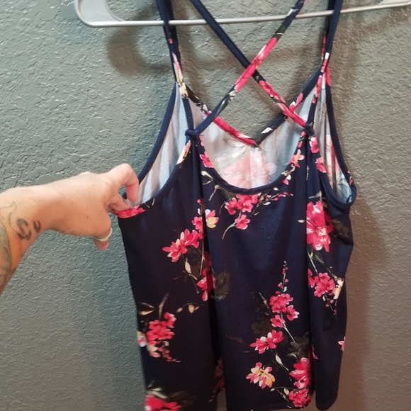 Floral cage cami tank - Picture 5 of 5